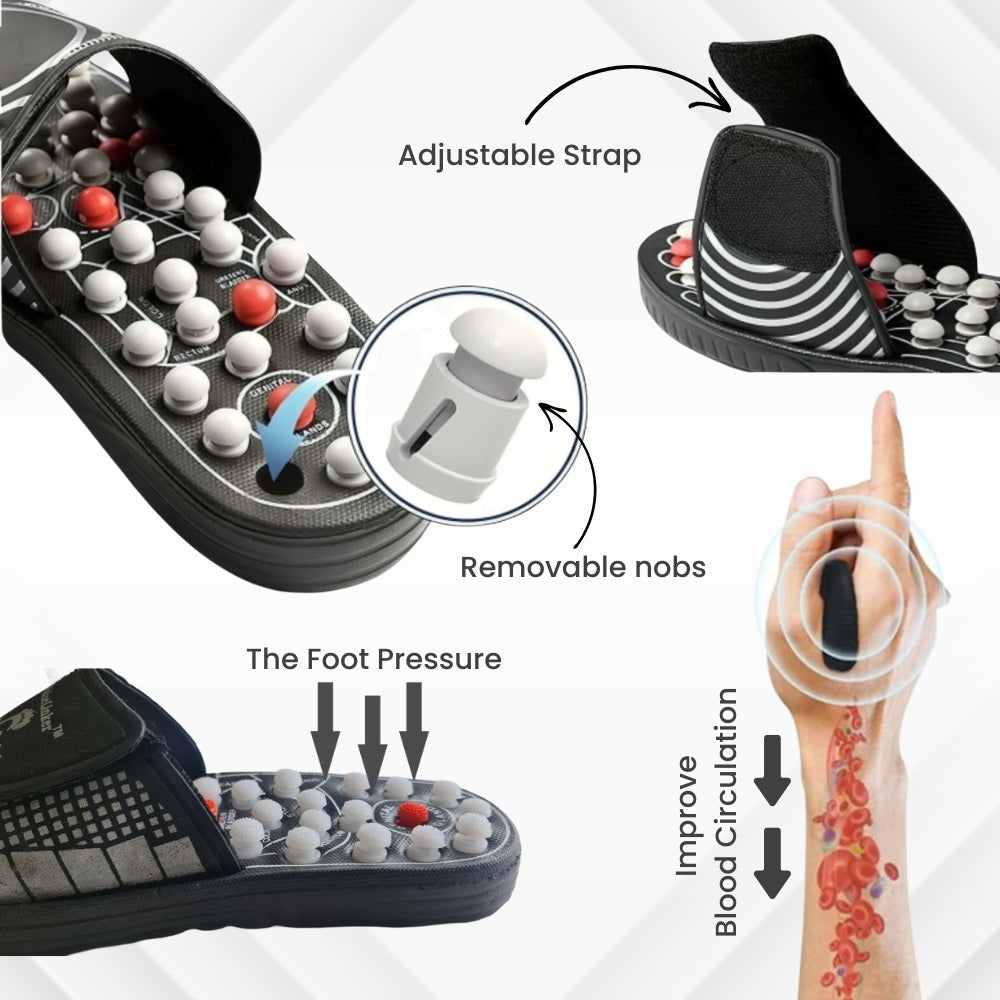 RelaxaStep Acupressure Slippers